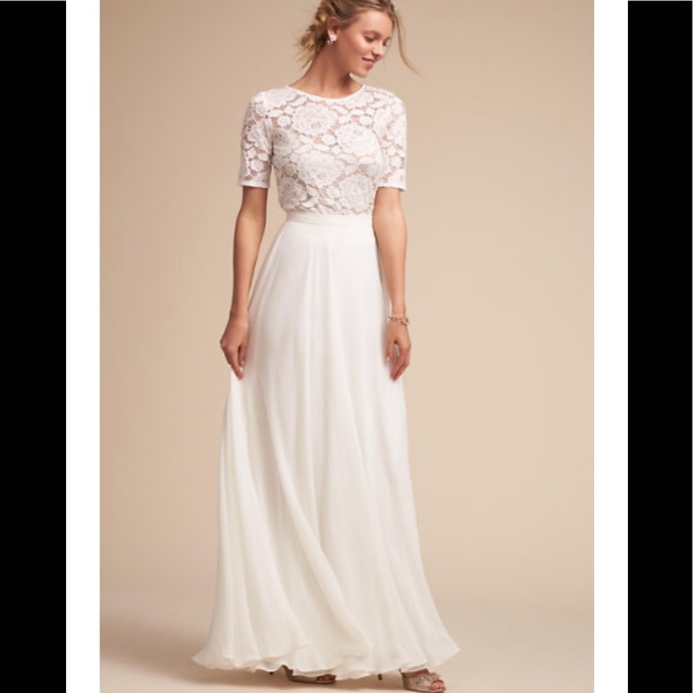 NWT BHLDN Jenny Yoo Hampton Bridal skirt 2